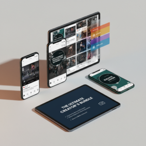 1100+ Canva-Editable Fitness & Gym Instagram Templates PLR & MRR | Weight Loss & Personal Trainer Social Media Kit