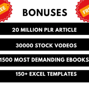 3 Million+ eBooks Collection + 3 Million PLR Articles Bonus Complete Digital Library with Reseller Rights