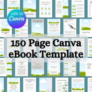 Canva eBook Template Bundle – 150+ Editable eBook & Course Workbook Templates Create stunning eBooks, workbooks, and lead magnets with ease using fully customizable Canva templates. Perfect for courses, coaching programs, and digital products.